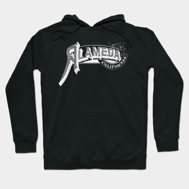 Vintage Alameda, CA Hoodie by DonDota